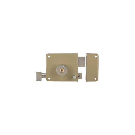 CERRADURA SOBREPONER 720 DERECHA BEIGE