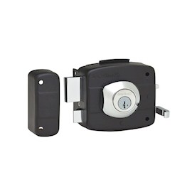 CERRADURA SOBREPONER IZQUIERDA NEGRO MATE