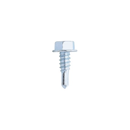 TORNILLO AUTOPERFORANTE DE 3/4 DE PULGADA PLATA 25 PIEZAS