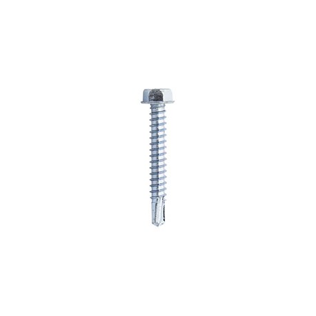 TORNILLO AUTOPERFORANTE DE 1 1/2 DE PULGADA PLATA 50 PIEZAS