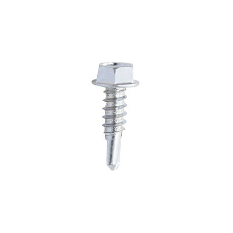 TORNILLO AUTOPERFORANTE DE 3/4 DE PULGADA PLATA 50 PIEZAS