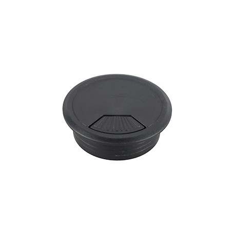 PASACABLE PLÁSTICO NEGRO 5.6 CM