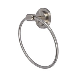 TOALLERO DE ARGOLLA METAL PLATA