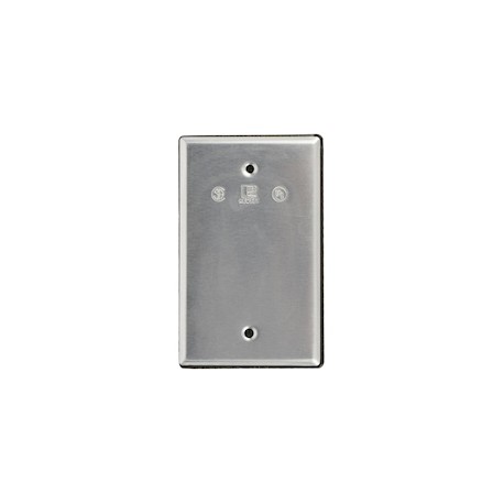 TAPA RECTANGULAR CIEGA CON EMPAQUE DE 11.6 X 7.1 CM