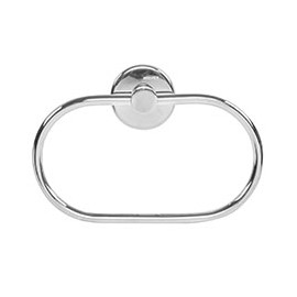 TOALLERO DE ARGOLLA CLÁSICA 21.1 X 11.9 CM PLATA HELVEX