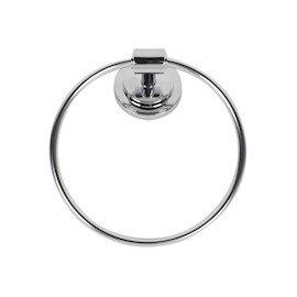 TOALLERO DE ARGOLLA METAL PLATA
