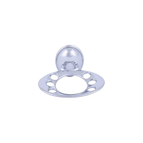 PORTACEPILLOS VILLETA 12.6 CM PLATA MOEN