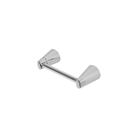 PORTARROLLO DE PAPEL METAL PLATA