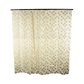 CORTINA PARA BAÑO MOSAIC DE 180 X 180 CM BEIGE MENYRE