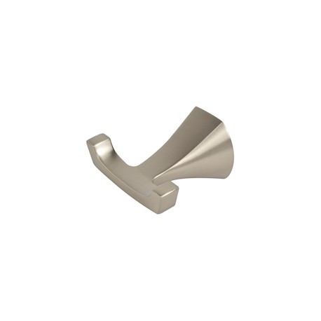 GANCHO DOBLE METAL PLATA