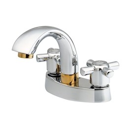 LLAVE MEZCLADORA DORIC PARA BAÑO DUOMANDO DE 12 X 15 X 15 CM LATÓN