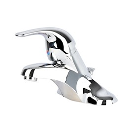 LLAVE MEZCLADORA ADLER PARA BAÑO MONOMANDO 14 X 11 X 15.5 CM CROMO