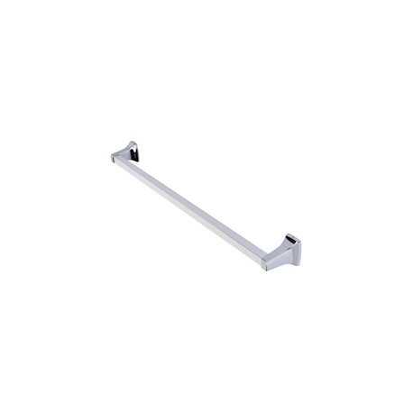 TOALLERO DE BARRA CONTEMPORARY METAL PLATA