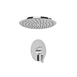 REGADERA CON LLAVE MEZCLADORA MONOMANDO DE 6.7 X 4