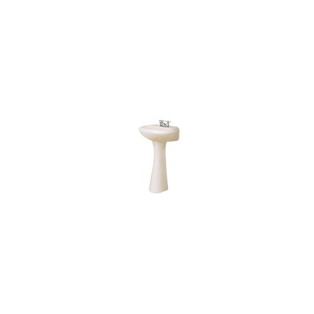 LAVABO CON PEDESTAL AUSTRIA 4" HUESO