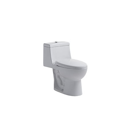 SANITARIO LOGAN 1 PIEZA ALARGADO 3 Y 4.8 L BLANCO ALTURA CONFORTABLE
