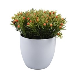 PLANTA ARTIFICIAL BLANCO DE 15 X 10 CM