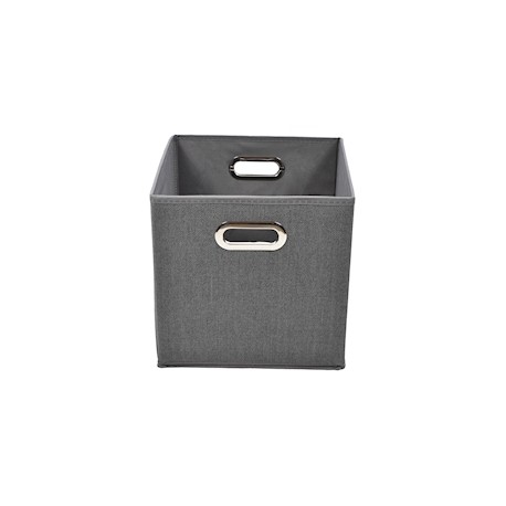 CUBO ORGANIZADOR 27 X 27 X 27 CM GRIS HOME & HOME