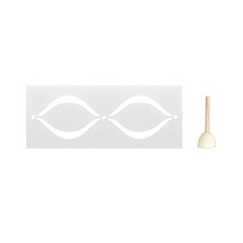 PLANTILLA DECORATIVA NIA DE 29 X 12 CM