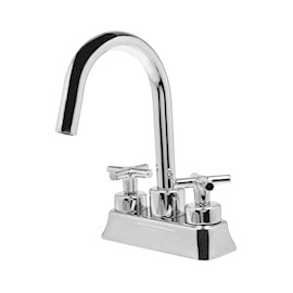 LLAVE MEZCLADORA PARA LAVABO DUAMANDO DE 10.16 CM LATÓN