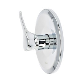 LLAVE MEZCLADORA PARA REGADERA MONOMANDO PLATA