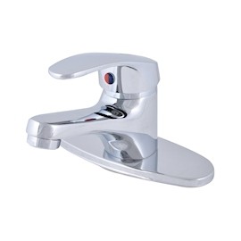 MEZCLADORA PARA LAVABO MONOMANDO 4 PULGADAS METAL