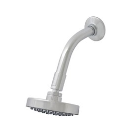 REGADERA DE CHORRO FIJO PLATA