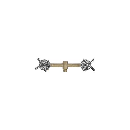 LLAVE MEZCLADORA EMPOTRABLE PARA REGADERA DUOMANDO 26 X 5.5 CM METAL