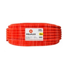 POLIFLEX 1/2 PULGADA 100 M CON GUÍA NARANJA