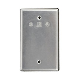 TAPA RECTANGULAR CIEGA CON EMPAQUE DE 11.6 X 7.1 CM