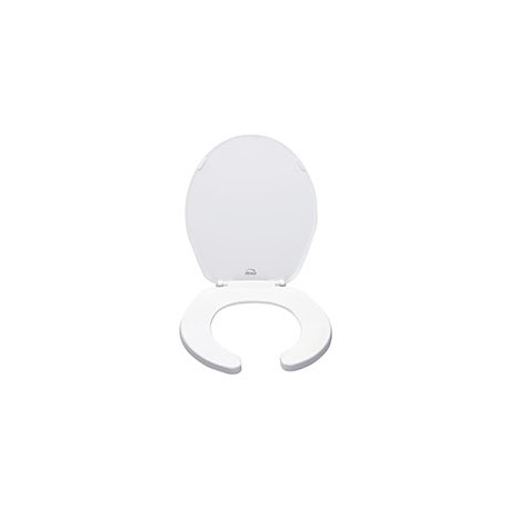 ASIENTO PARA BAÑO DE PLÁSTICO REDONDO BLANCO BEMIS