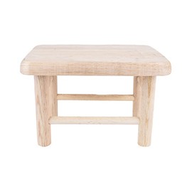 BANCO DE PINO NATURAL CAFÉ DE 20 CM