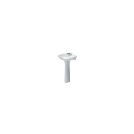 LAVABO CON PEDESTAL COSMOS 4" BLANCO