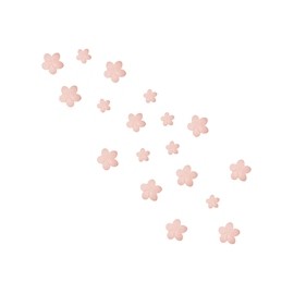 FLORES 3D ROSA CLARO 18 PIEZAS BETTER PLACE