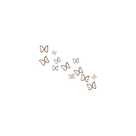 MARIPOSAS 3D CHOCOLATE 12 PIEZAS BETTER PLACE