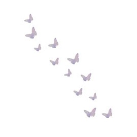 FIGURAS DECORATIVAS MARIPOSAS 3D MULTICOLOR 12 PIEZAS