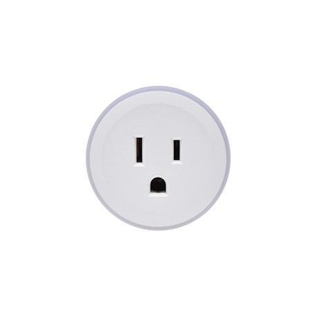 CONTACTO INTELIGENTE CON LUZ DE NOCHE GRIS ADVANCED HOME