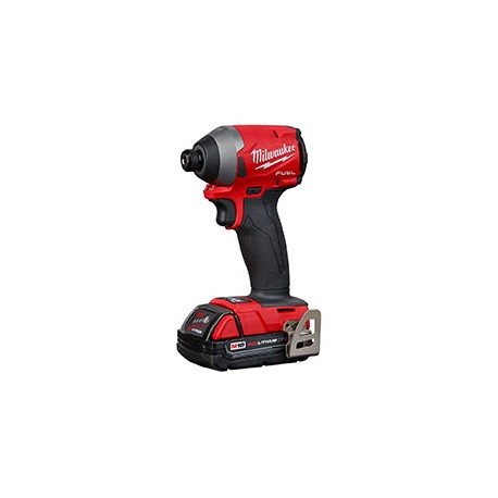 M18 FUEL ATORNILLADOR DE IMPACTO HEX. DE 1/4" BRUSHLESS (SIN CARBONES) 18V CON 2 BATERÍAS DE 2.0AH
