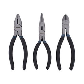 JUEGO DE PINZAS DE 15.2 CM METAL ANVIL 3 PIEZAS