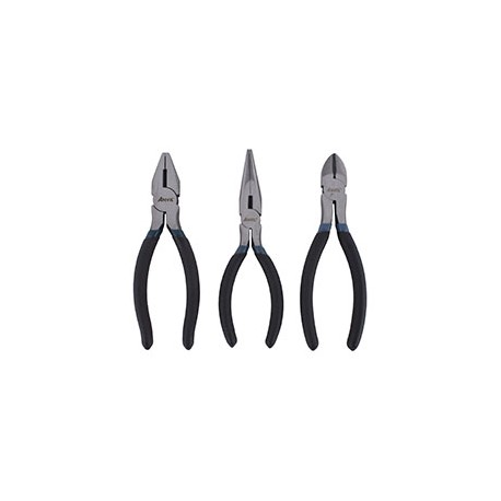 JUEGO DE PINZAS DE 15.2 CM METAL ANVIL 3 PIEZAS
