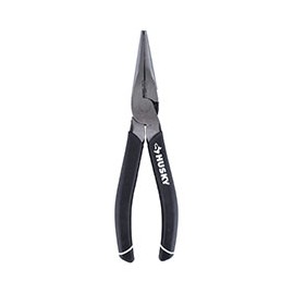 PINZA DE PUNTA LARGA DE 8 PULGADAS DE METAL HUSKY