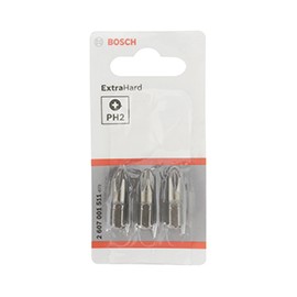 PUNTAS PHILLIPS 25 MM BOSCH 3 PIEZAS