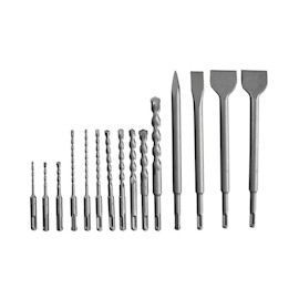 JUEGO DE BROCAS Y CINCELES SDS PLUS 65.3 X 24.2 X 103.2 CM ACERO DEWALT 15 PIEZAS