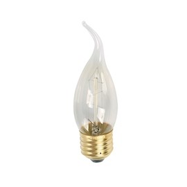 FOCO VELA INCANDESCENTE 25 WATTS LUZ CÁLIDA