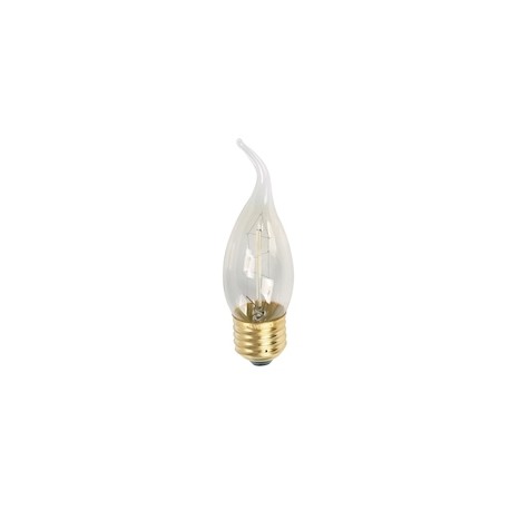 FOCO VELA INCANDESCENTE 25 WATTS LUZ CÁLIDA