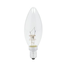 FOCO VELA 40 WATTS LUZ CÁLIDA 4 PIEZAS
