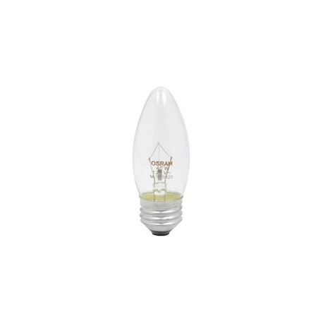 FOCO VELA 40 WATTS LUZ CÁLIDA 2 PIEZAS