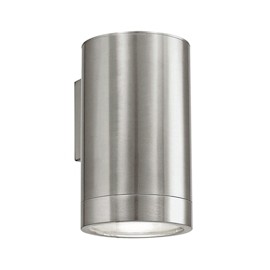 LUMINARIO EXTERIOR PARA PARED LED DE 22.2 X 10.9 CM PLATA