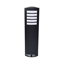 MINI POSTE LUMINARIO ALUMINIO NEGRO