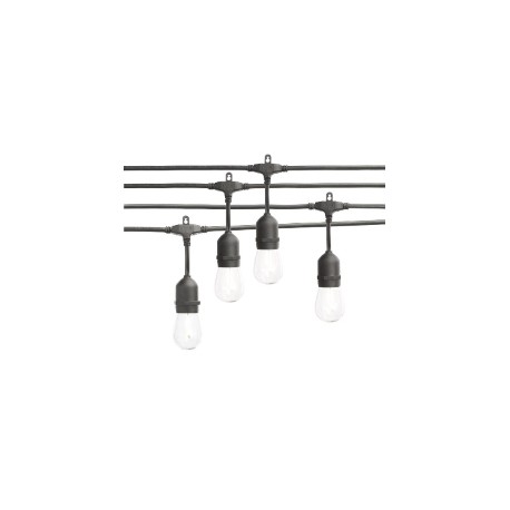 SERIE DE LUCES FILAMENTO 24 LUCES LED BLANCAS CÁLIDAS